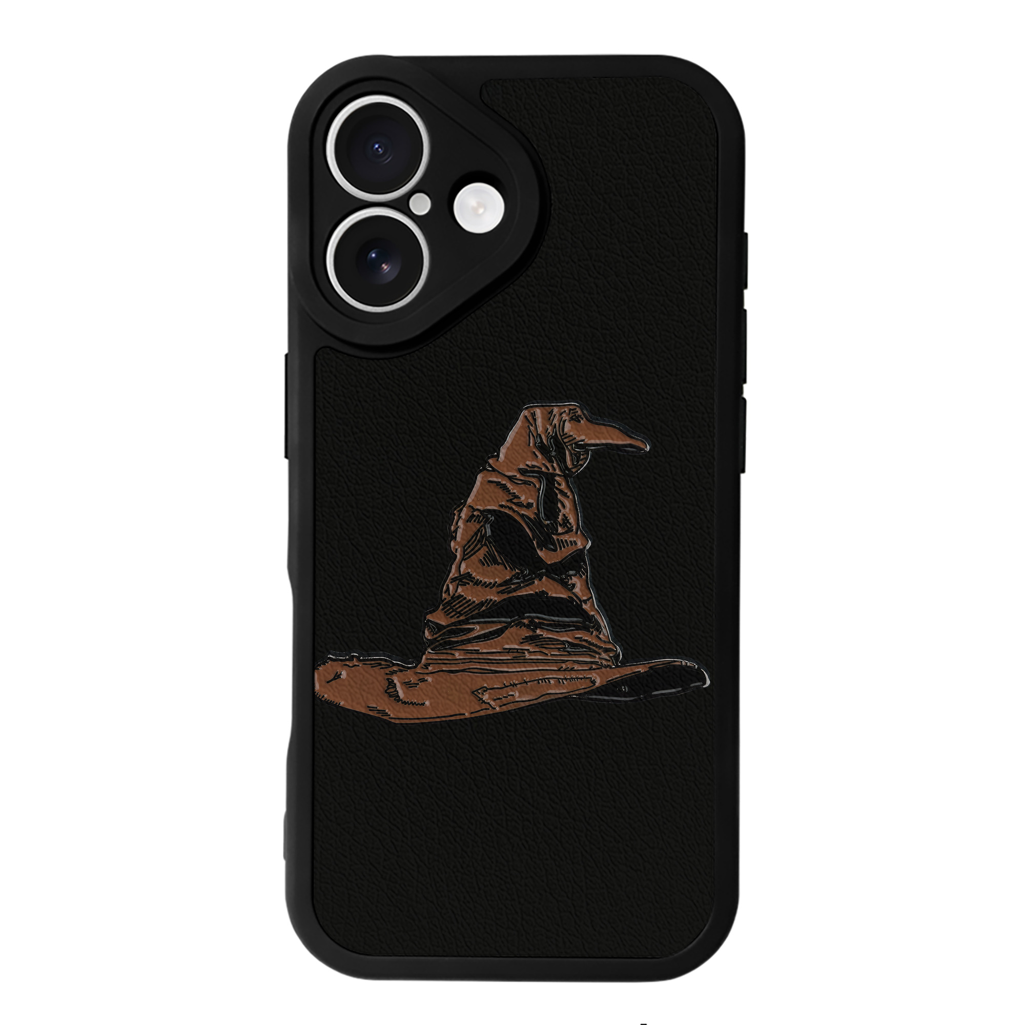 （画像用） Harry Potter ハリー・ポッターシリーズ 【iPhone 16シリーズ対応】シリコンスマホケース（レザー調） 材質：シリコン